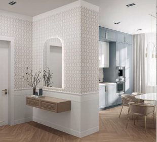 Плитка Kerama Marazzi Флориан бордюр белый багет матовый (12х30) арт. BDA034R